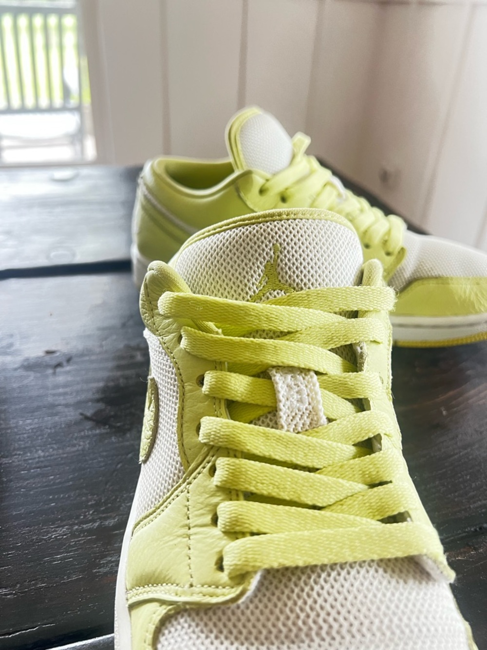 Jordan 1 Low Limelight Womens 9 - Picture 3 of 6